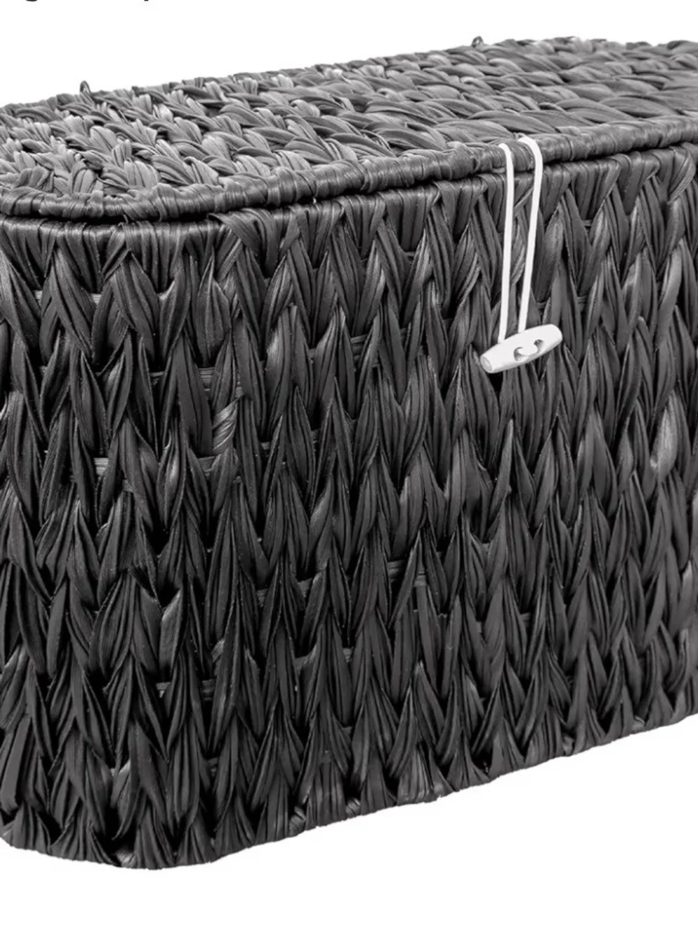 Woven Bath Tissue Storage Basket - Charcoal